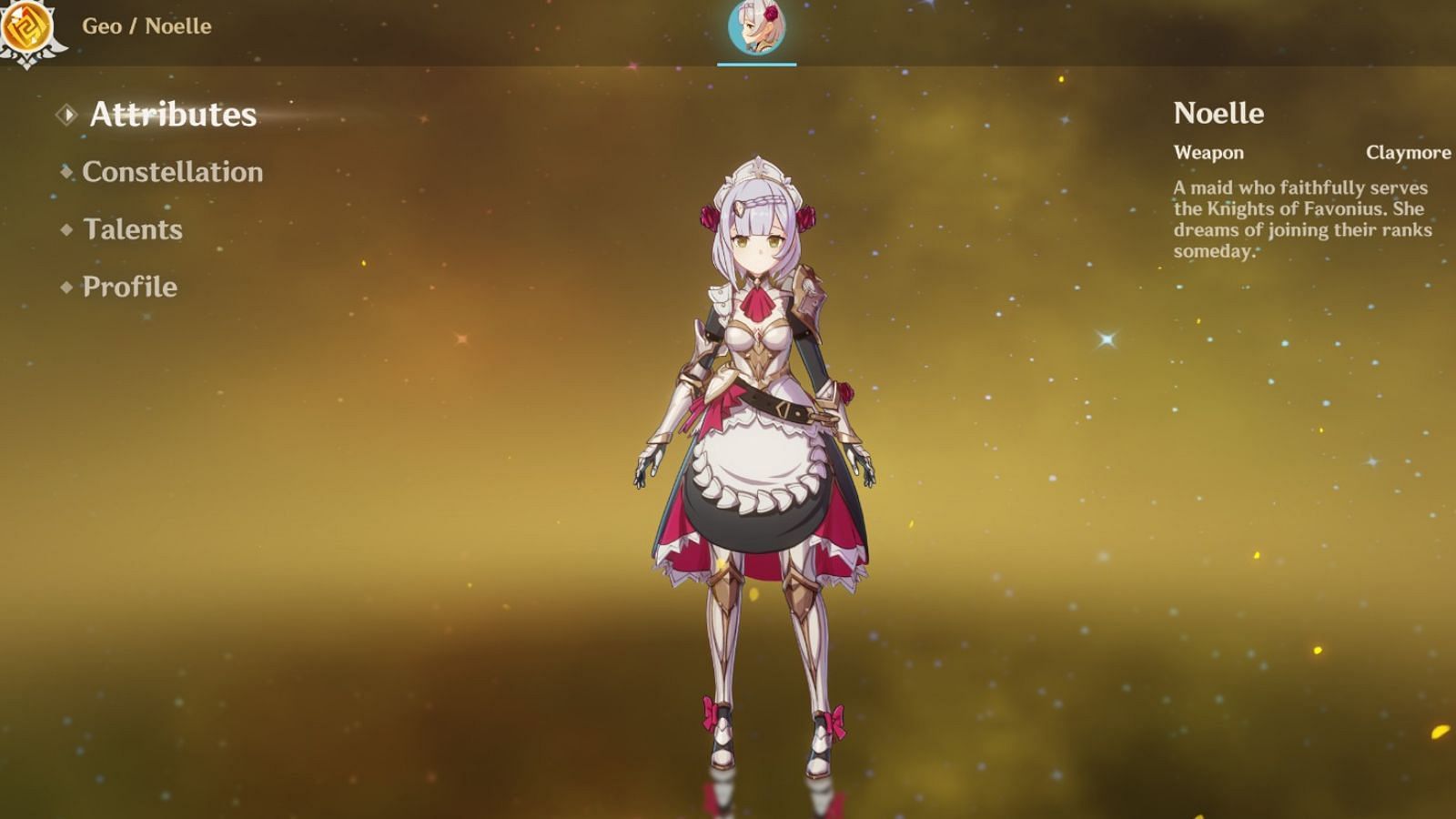 Noelle in-game (Image via HoYoverse)